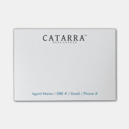 代理店の接触情報が付いているCatarraのポスト・イット ポストイット