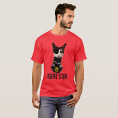 代理店の星のポップアートのTシャツ Tシャツ (正面フル)