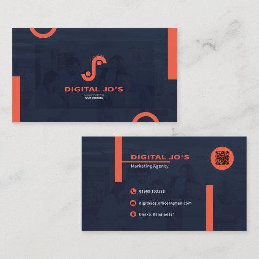 代理店名刺 名刺 (正面/裏面)