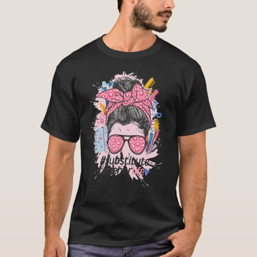 代理教師のぐしゃぐしゃバン Tシャツ (正面)