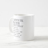 代理教師 コーヒーマグカップ (正面左)