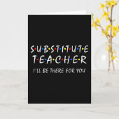 代理教師 I'll be there for you に戻って カード (黄色い花)