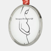 代理母出産Greatsetのギフト メタルオーナメント (左)
