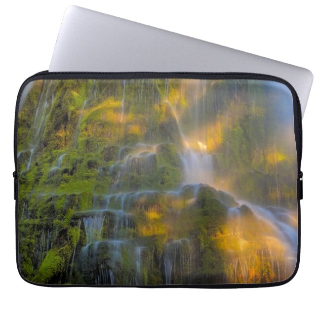 代理秋スリーシスターズウィルダネスオレゴン ラップトップスリーブ (正面)