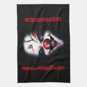 代用外科医の悪ピエロ キッチンタオル (縦)