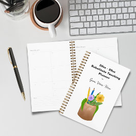 代用学校先生鉛筆フラワースモール プランナー手帳