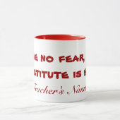 代用教員のコーヒーカップ マグカップ (中央)