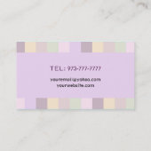 代用教員の名刺 名刺 (裏面)