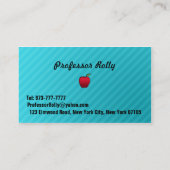 代用教員の名刺 名刺 (裏面)