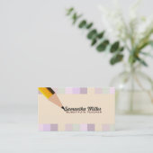 代用教員の名刺 名刺 (スタンド正面)