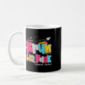 代用教員よお帰りなさいS コーヒーマグカップ (左)