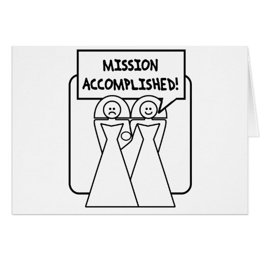 "代表団によって達成される"結婚(同性愛) (正面横)