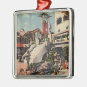 代表団のイン及び東洋裁判所の眺め メタルオーナメント (左)