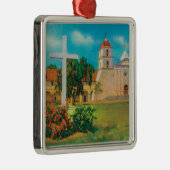 代表団のサンタ・バーバラの眺め メタルオーナメント (右)