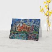 代表団のサン・アントニオの挨拶状 カード (黄色い花)