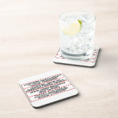 代表団の印の記念品 コースター (右側)