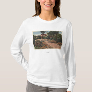 代表団の眺め、テラスの庭 Tシャツ