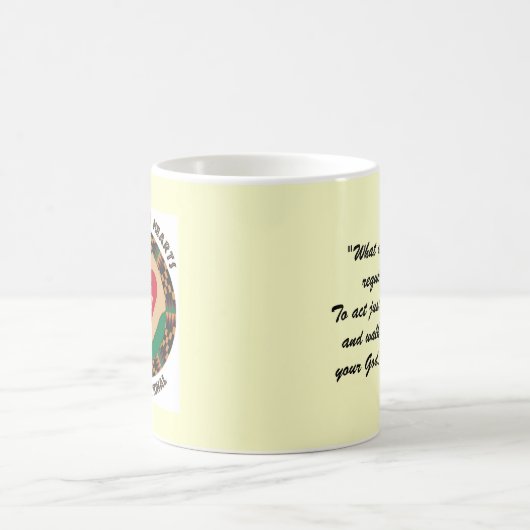 代表団の聖なる書物、経典 コーヒーマグカップ (中央)