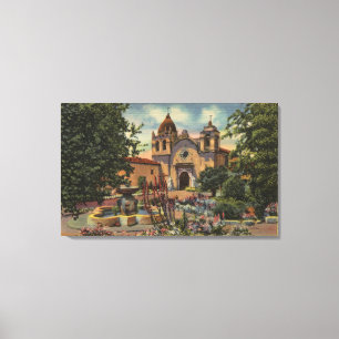 代表団San Carlos de Borromeo deモンテレー キャンバスプリント