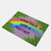 令状ともどって来られる ドアマット (アングル)