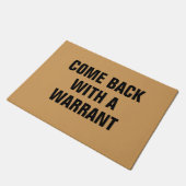 令状ともどって来られる ドアマット (アングル)