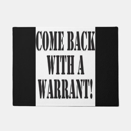 令状ともどって来られる! ドアマット (正面)