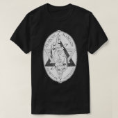 以上のように錬金術のシンボル神秘的な異教のゴシック Tシャツ (デザイン正面)