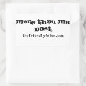 以上…バンパーステッカー 長方形シール (バッグ)