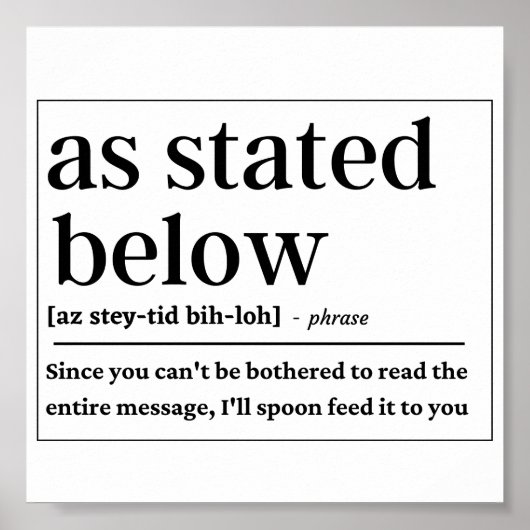 以下おもしろいの定義に従って ポスター (正面)