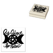 以下のように ラバースタンプ (押印)