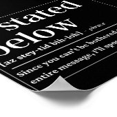 以下の定義におもしろい従い ポスター (角)