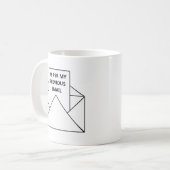以前のメールコーヒーマグに従って コーヒーマグカップ (正面左)