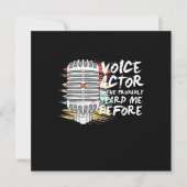 以前の声優 招待状 (正面)