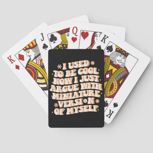 以前はミニバクールージョンで議論していた トランプ (裏面)