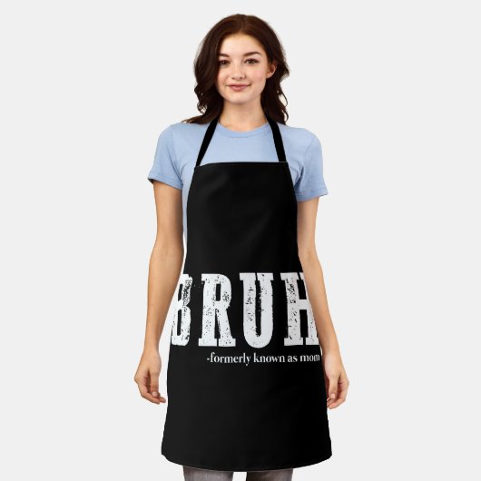 以前は母の日とおもしろい呼ばれていたブラ エプロン (着用した状態)