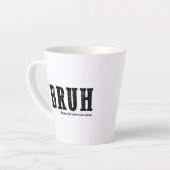 以前は母の日とおもしろい呼ばれていたブラ カフェラテマグ (左アングル)