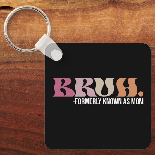 以前は母の日とおもしろい呼ばれていたブラ キーホルダー (正面)