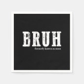 以前は母の日とおもしろい呼ばれていたブラ スタンダードカクテルナプキン (正面)