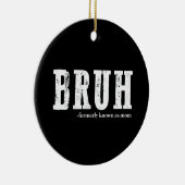 以前は母の日とおもしろい呼ばれていたブラ セラミックオーナメント (右)