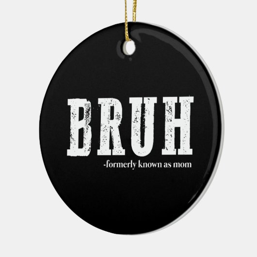 以前は母の日とおもしろい呼ばれていたブラ セラミックオーナメント (左)