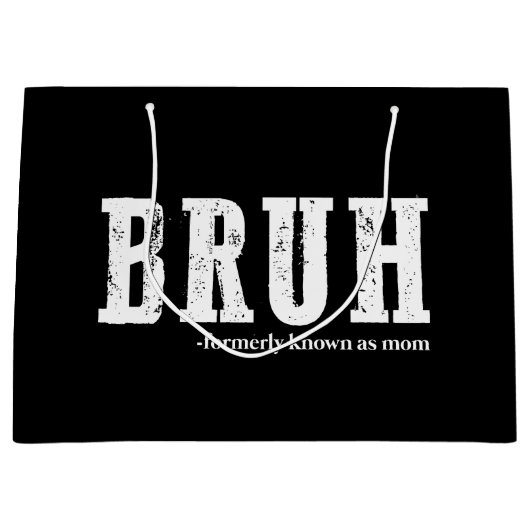 以前は母の日とおもしろい呼ばれていたブラ ラージペーパーバッグ (正面)