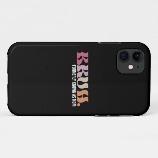 以前は母の日とおもしろい呼ばれていたブラ Case-Mate iPhoneケース (裏面(横))