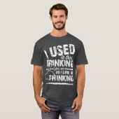 以前は飲考えむのは私には悪かったので与えす Tシャツ (正面フル)