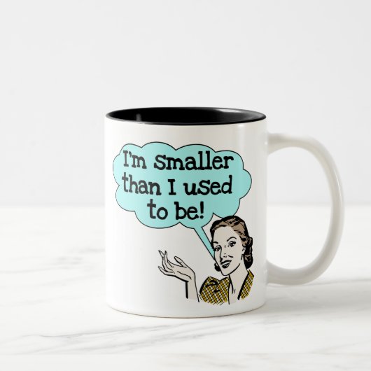 以前より小さい ツートーンマグカップ (右)