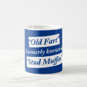 以前スタッドのマフィンとして知られている古い屁 コーヒーマグカップ (中央)