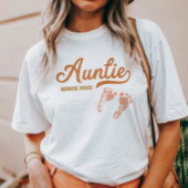 ~以来のパーソナライズされた叔母 Tシャツ