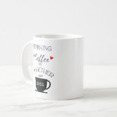 以来の一緒にコーヒーを飲む___パーソナライズされた- コーヒーマグカップ (正面左)