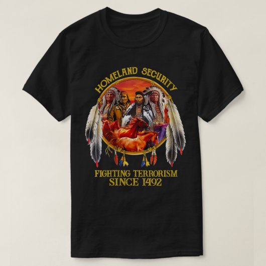 ~以来テロと戦う女性の国土安全保障省 Tシャツ (デザイン正面)