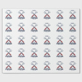 ～以来何でも固執する | カスタム父の日 ラッピングペーパー (フラット)