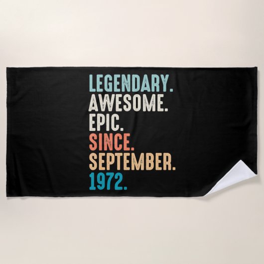 ～以来50年素晴らし続く叙事詩 ビーチタオル (正面)